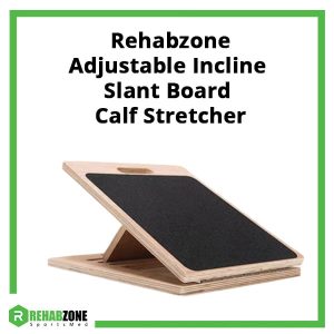 Rehabzone Adjustable Incline Slant Board Calf Stretcher / 4 Levels