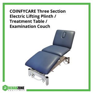 COINFYCARE Three Section Electric Lifting Plinth / Treatment Table / Examination Couch (contact us for availability)