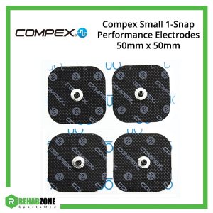 Compex Small 1-Snap Performance Electrodes 50mm x 50mm (4 Pads)