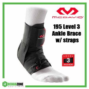 McDAVID 195 Level 3 Ankle Brace w/ straps