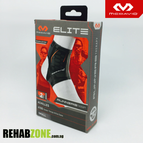 McDAVID 4100 Level 2 Elite Runners' Therapy Achilles Sleeve - Image 3