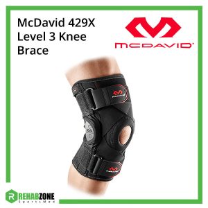 McDAVID 429X Level 3 Knee Brace w/ Polycentric Hinges & Cross Straps
