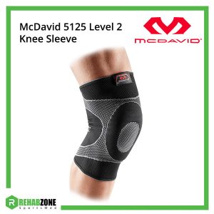 McDAVID 5125 Level 2 Knee Sleeve 4-way elastic w/ gel buttress