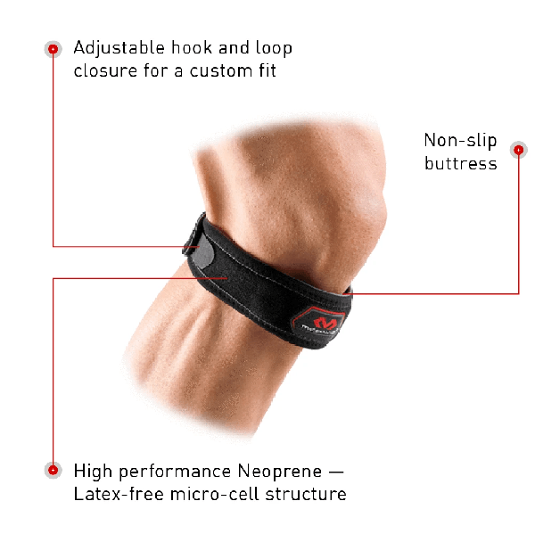 McDAVID 414 Level 2 Knee Patella Strap / Black - Image 2