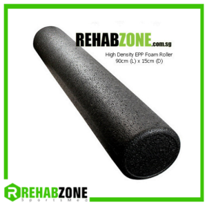 REHABZONE EPP Foam Roller / 90cm(L) x 15cm(D) / Black