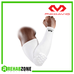 McDAVID 6500 Hex Shooter Arm Sleeve / Single/ White