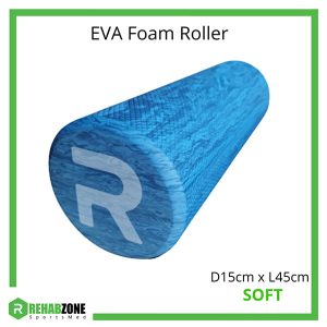 REHABZONE EVA Foam Roller / 45cm(L) x 15cm(D) / Blue