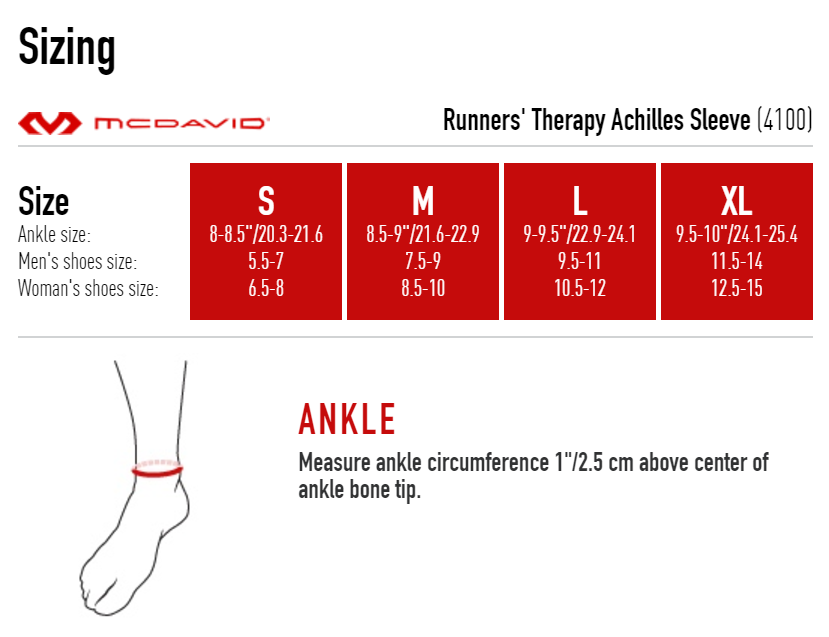 McDAVID 4100 Level 2 Elite Runners' Therapy Achilles Sleeve - Image 4