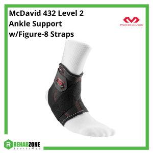 McDAVID 432 Level 2 Ankle Support w/Figure-8 Straps