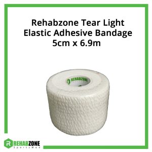 Rehabzone Tear Light Elastic Adhesive Bandage (5cm x 6.9m)