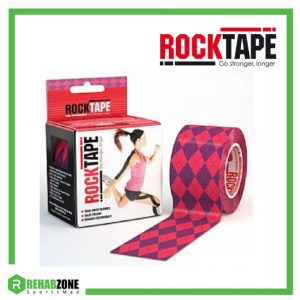 ROCKTAPE 5cm x 5m Argyle Pink