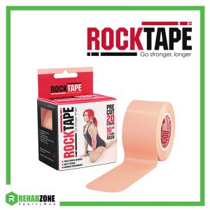 ROCKTAPE Pre-Cut 20 Strips x 25cm Beige