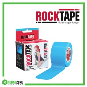 ROCKTAPE Pre-Cut 20 Strips x 25cm Blue