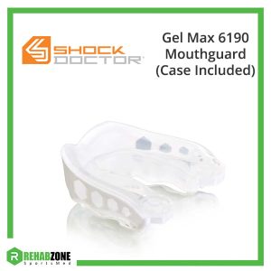 SHOCK DOCTOR® Gel Max 6190 Mouthguard Clear (Case Included)