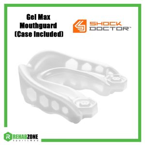 SHOCK DOCTOR® Gel Max 61950 Mouthguard White/Clear (Case Included)