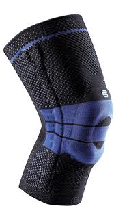 BAUERFEIND® Genutrain®knee support / Black-Blue - Image 2