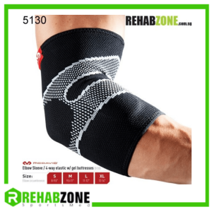 McDAVID 5130 Level 2 Elbow Sleeve/4-Way Elastic w/Gel Buttresses