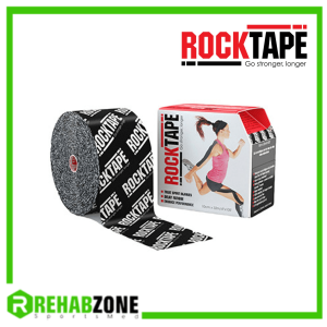 ROCKTAPE 10cm x 32m Black Logo