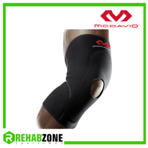 McDAVID 404 Level 1 Knee Sleeve w/ anterior patch & open patella