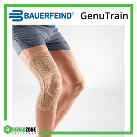 Bauerfeind GenuTrain knee Support Nature Beige Rehabzone Singapore