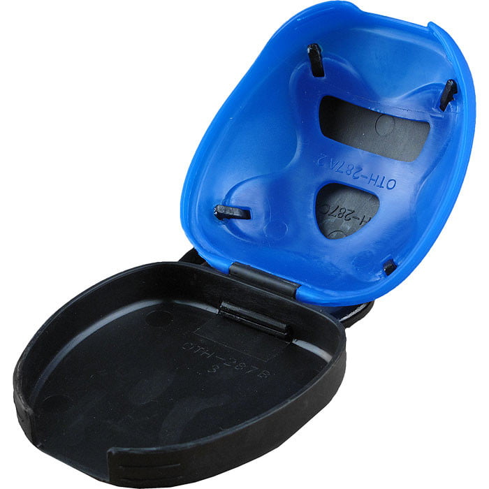 Shock Doctor Anti-Microbial Mouthguard Case Blue Open Rehabzone Singapore