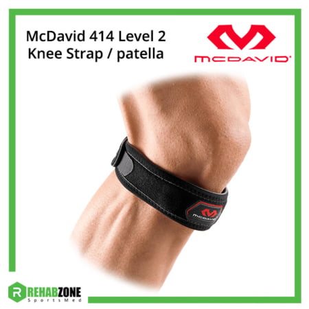 McDavid Level 2 Knee Strap patella (Black) Frame Rehabzone Singapore