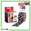 RockTape H2O Kinesiology Tape 5cm x 5m Black Logo Frame Rehabzone Singapore