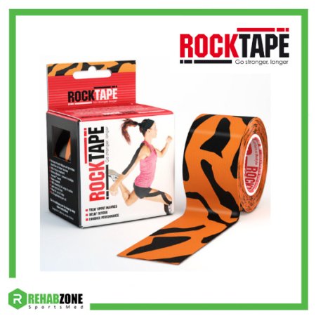 RockTape Kinesiology Tape 5cm x 5m Tiger Frame Rehabzone Singapore