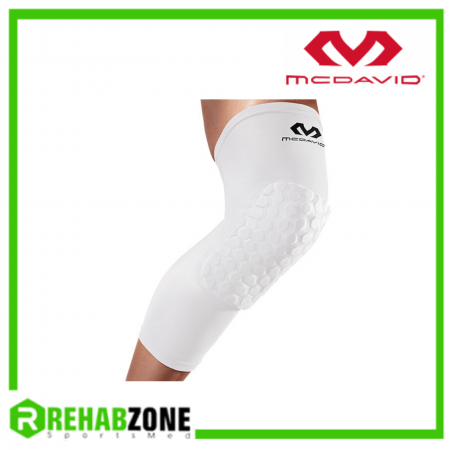 McDAVID 6446 Hex™ Leg Sleeves Pair White Rehabzone Singapore
