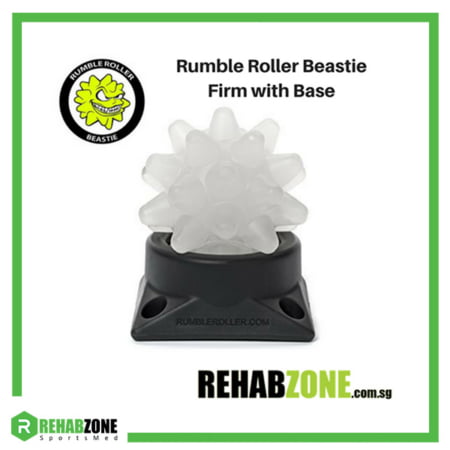 RumbleRoller Beastie Ball w Base Firm Rehabzone Singapore