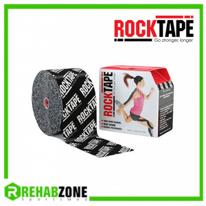ROCKTAPE 10cm x 32m Black Logo