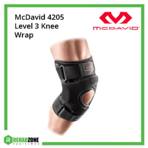 McDavid 4205 Versatile Over Wrap Knee Wrap w Hinges & Straps Frame Rehabzone Singapore