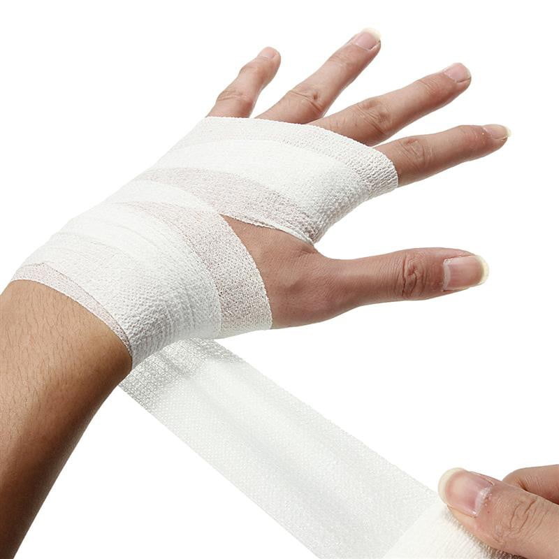 Rehabzone Tear Light Elastic Adhesive Bandage 7.5cm x 6.9m Box of 16 Rolls (White) - Image 7