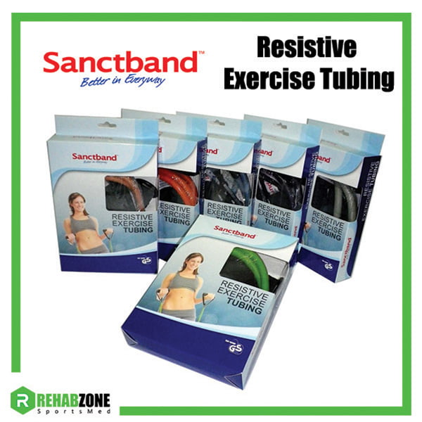 Sanctband Resistive Exercise Tubing Rehabzone Singapore