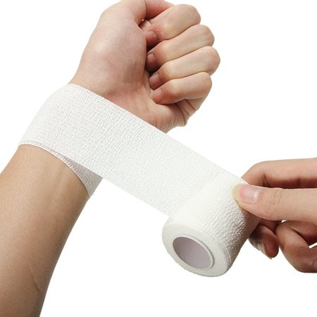 Rehabzone Tear Light Elastic Adhesive Bandage 7.5cm x 6.9m Box of 16 Rolls (White) - Image 6