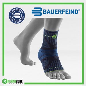 Bauerfeind Sports Ankle Support Dynamic Black Main Rehabzone Singapore