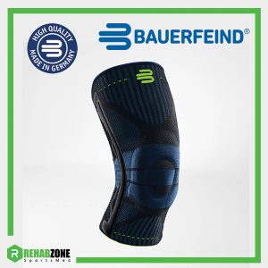Bauerfeind Sports Knee Support Black Main Rehabzone Singapore