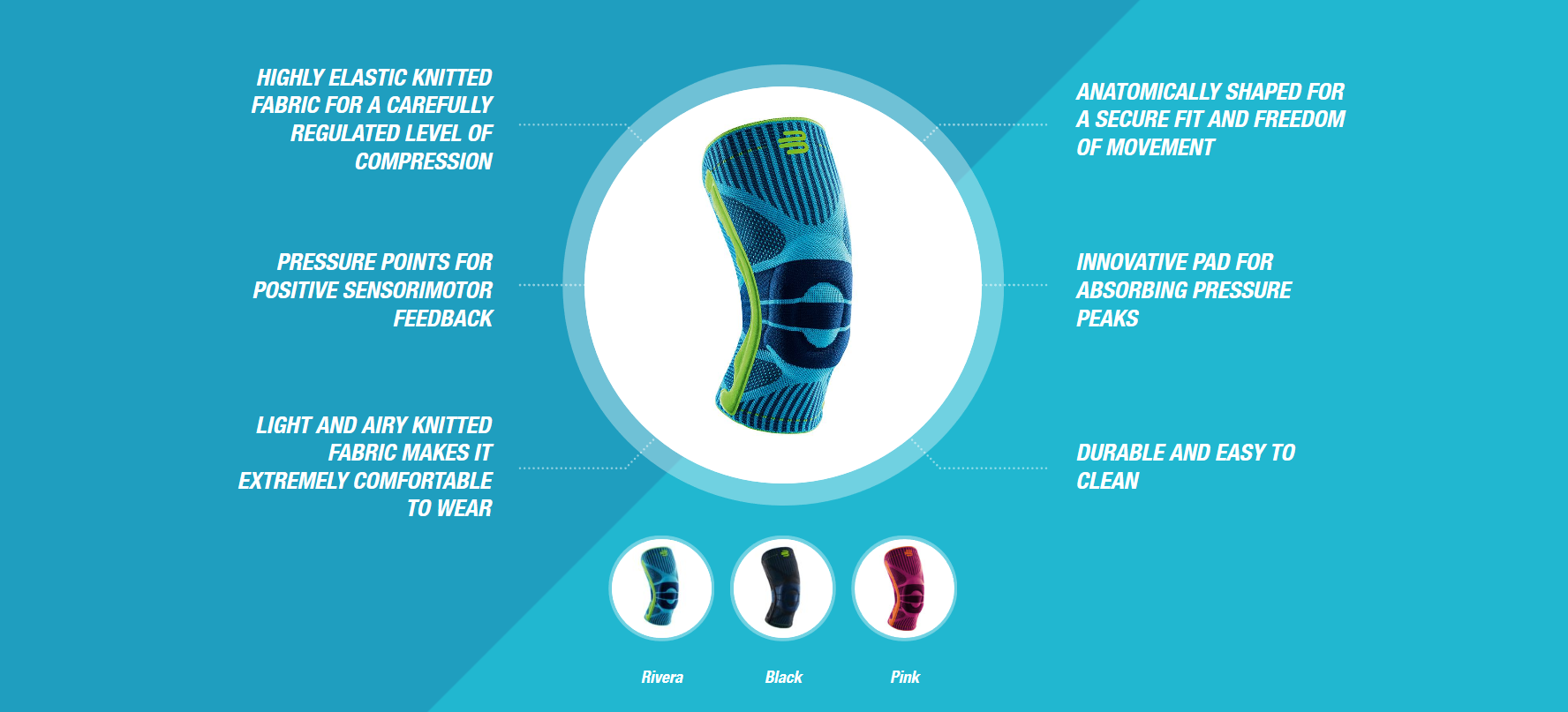 Bauerfeind Sports Knee Support Features Rehabzone Singapore