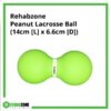 Rehabzone Peanut Lacrosse Ball (14cm x 6.6cm) Rehabzone Singapore
