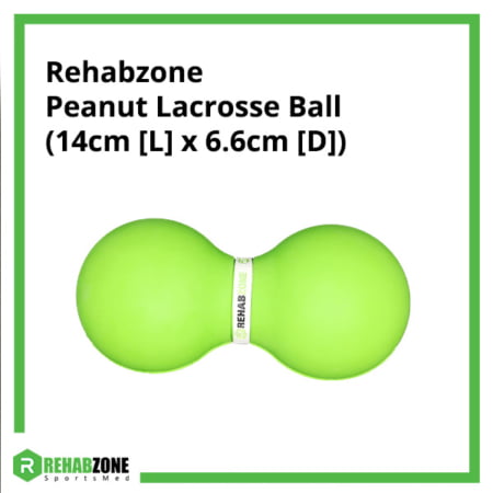 Rehabzone Peanut Lacrosse Ball (14cm x 6.6cm) Rehabzone Singapore