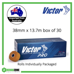 Victor Pro Rigid Tape 38mm x 13.7m Box of 30 Individual Pack Frame Rehabzone Singapore
